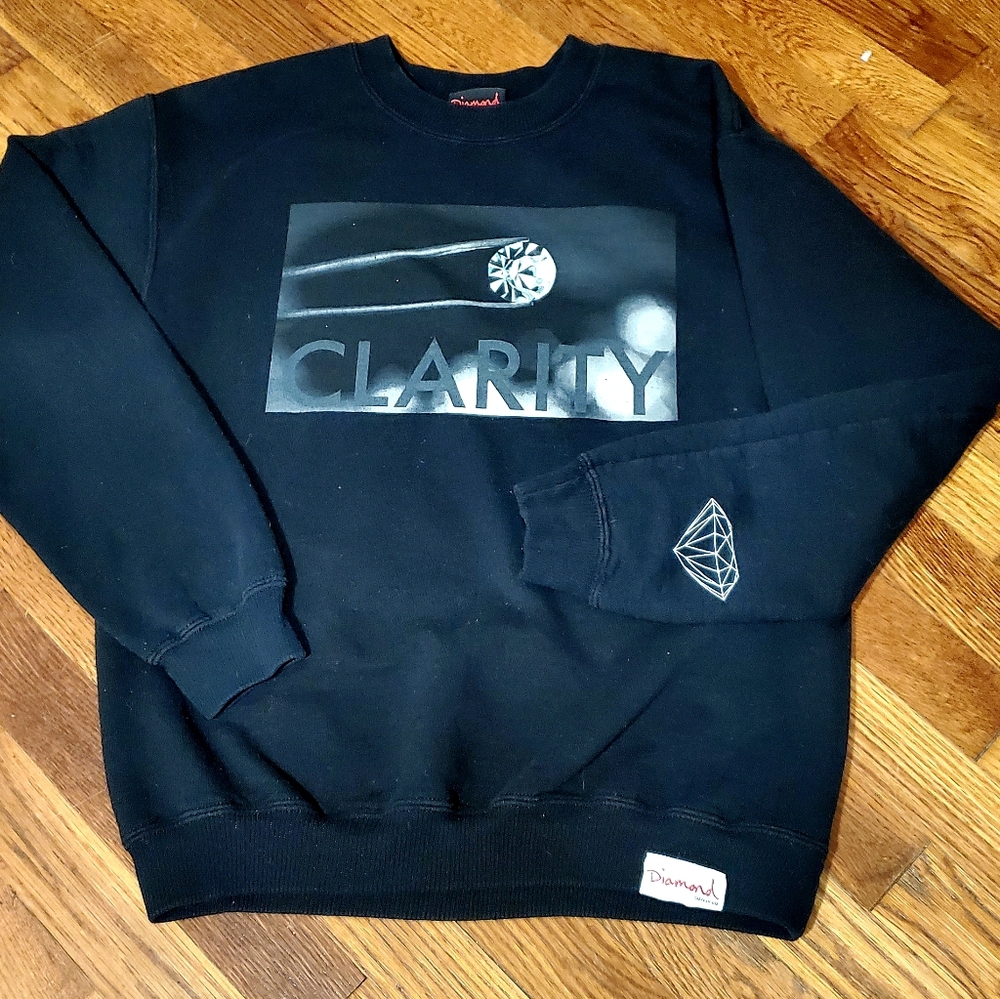 UNISEX Diamond supply co Clarity crew neck sweatshirt Small